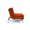 Innovation Living Dublexo Stainless Steel Chair-Elegance Paprika-Side View