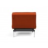 Innovation Living Dublexo Stainless Steel Chair-Elegance Paprika-Back View
