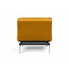 Innovation Living Dublexo Stainless Steel Chair-Elegance Burned Curry-Back View