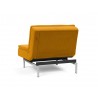 Innovation Living Dublexo Stainless Steel Chair-Elegance Burned Curry-Back Angle View