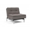 Innovation Living Dublexo Stainless Steel Chair-Mixed Dance Grey-Front Angle View