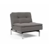 Innovation Living Dublexo Stainless Steel Chair-Mixed Dance Grey-Front Angle View - Innovation Living Dublexo Stainless Steel Chair-Mixed Dance Grey-Front Angle View