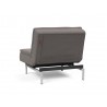 Innovation Living Dublexo Stainless Steel Chair-Mixed Dance Grey-Back Angle View