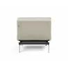 Innovation Living Dublexo Stainless Steel Chair-Mixed Dance Natural-Back View - Innovation Living Dublexo Stainless Steel Chair-Mixed Dance Natural-Back View