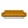 Innovation Living Dublexo Stainless Steel Sofa Bed With Arms-Elegance Burned Curry-Front View - Innovation Living Dublexo Stainless Steel Sofa Bed With Arms-Elegance Burned Curry-Front View