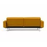 Innovation Living Dublexo Stainless Steel Sofa Bed With Arms-Elegance Burned Curry-Back View - Innovation Living Dublexo Stainless Steel Sofa Bed With Arms-Elegance Burned Curry-Back View