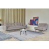 Innovation Living Dublexo Stainless Steel Sofa Bed With Arms-Mixed Dance Grey Set