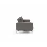 Innovation Living Dublexo Stainless Steel Sofa Bed With Arms-Mixed Dance Grey-side view - Innovation Living Dublexo Stainless Steel Sofa Bed With Arms-Mixed Dance Grey-side view