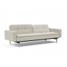 Innovation Living Dublexo Stainless Steel Sofa Bed With Arms-Mixed Dance Natural-Semi Folded