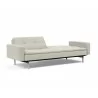 Innovation Living Dublexo Stainless Steel Sofa Bed With Arms-Mixed Dance Natural-Half Folded - Innovation Living Dublexo Stainless Steel Sofa Bed With Arms-Mixed Dance Natural-Half Folded