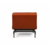 Innovation Living Dublexo Styletto Chair Dark Wood-Elegance Paprika-Back View - Innovation Living Dublexo Styletto Chair Dark Wood-Elegance Paprika-Back View