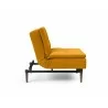 Innovation Living Dublexo Styletto Chair Dark Wood-Elegance Burned Curry-Side View - Innovation Living Dublexo Styletto Chair Dark Wood-Elegance Burned Curry-Side View