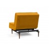 Innovation Living Dublexo Styletto Chair Dark Wood-Elegance Burned Curry-Angle Back View
