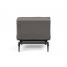 Innovation Living Dublexo Styletto Chair Dark Wood-Mixed Dance Grey-Back View