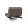 Innovation Living Dublexo Styletto Chair Dark Wood-Mixed Dance Grey-Angle Back View  - Innovation Living Dublexo Styletto Chair Dark Wood-Mixed Dance Grey-Angle Back View 