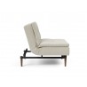 Innovation Living Dublexo Styletto Chair Dark Wood-Mixed Dance Natural-Side View