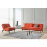 Innovation Living Dublexo Styletto Sofa Bed Dark Wood-Elegance Paprika Set