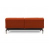 Innovation Living Dublexo Styletto Sofa Bed Dark Wood-Elegance Paprika-Back View