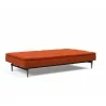Innovation Living Dublexo Styletto Sofa Bed Dark Wood-Elegance Paprika-Folded - Innovation Living Dublexo Styletto Sofa Bed Dark Wood-Elegance Paprika-Folded