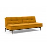 Innovation Living Dublexo Styletto Sofa Bed Dark Wood-Elegance Burned Curry-Angle Front