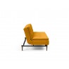 Innovation Living Dublexo Styletto Sofa Bed Dark Wood-Elegance Burned Curry-Side View