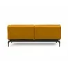Innovation Living Dublexo Styletto Sofa Bed Dark Wood-Elegance Burned Curry-Back View - Innovation Living Dublexo Styletto Sofa Bed Dark Wood-Elegance Burned Curry-Back View