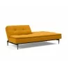 Innovation Living Dublexo Styletto Sofa Bed Dark Wood-Elegance Burned Curry-Half Folded - Innovation Living Dublexo Styletto Sofa Bed Dark Wood-Elegance Burned Curry-Half Folded