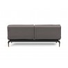 Innovation Living Dublexo Styletto Sofa Bed Dark Wood-Mixed Dance Grey-Back View