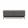 Innovation Living Dublexo Styletto Sofa Bed Dark Wood-Mixed Dance Grey-Back View - Innovation Living Dublexo Styletto Sofa Bed Dark Wood-Mixed Dance Grey-Back View