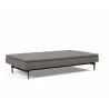 Innovation Living Dublexo Styletto Sofa Bed Dark Wood-Mixed Dance Grey-Folded - Innovation Living Dublexo Styletto Sofa Bed Dark Wood-Mixed Dance Grey-Folded