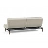 Innovation Living Dublexo Styletto Sofa Bed Dark Wood-Mixed Dance Natural-Back angle View