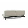 Innovation Living Dublexo Styletto Sofa Bed Dark Wood-Mixed Dance Natural-Back angle View - Innovation Living Dublexo Styletto Sofa Bed Dark Wood-Mixed Dance Natural-Back angle View