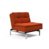 Innovation Living Dublexo Deluxe Chair in Elegance Paprika - Angled View