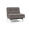 Innovation Living Dublexo Deluxe Chair in Mixed Dance Grey - Angled