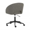 Sunpan Thatcher Office Chair - Antique Grey - Back Side Angle