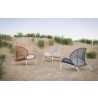 Azzurro Living Dune Club Chair With Polar Cushion - Color Variations Lifestyle Shot