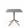 Nardi Clip X Table- Tortora - Nardi Clip X Table- Tortora