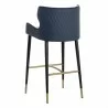 Sunpan Gianni Barstool - Dillon Cream-Dillon Thunder - Back Side Angle - Sunpan Gianni Barstool - Dillon Cream-Dillon Thunder - Back Side Angle