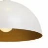 Sunpan Lohn Pendant Light Matte White - Closeup Angle - Sunpan Lohn Pendant Light Matte White - Closeup Angle