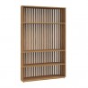 Sunpan Tessa Bookcase - Front Side Angle