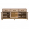 Essentials For Living Dwell Media Sideboard - Front with Opened Cabinet