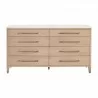 Essentials For Living Cambria 8-Drawer Double Dresser - Front Angle - Essentials For Living Cambria 8-Drawer Double Dresser - Front Angle