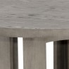 Sunpan Elma Dining Table 60'' in Ash Grey - Closeup Top Angle