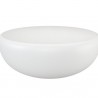 Sunpan Iolite Coffee Table in White - Front Angle