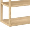 Sunpan Kenzie Bookcase in Rustic Oak - Base Angle