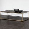 Sunpan Mara Coffee Table Rectangular - Lifestyle