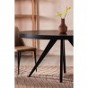 Moe's Home Collection Parq Oval Dining Table Black - Lifestyle