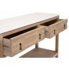 Essentials for Living Emerie 2-Drawer Entry Console - Closeup Angle