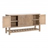 Essentials for Living Willow Media Sideboard - Front Side Opened Angle