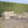 Bristol Ottoman in Canvas Flax w/ Self Welt - Lifestyle - Bristol Ottoman in Canvas Flax w/ Self Welt - Lifestyle